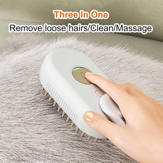 3 in 1 Dog Grooming Brush with Gentle Mist & Self Cleaning Function