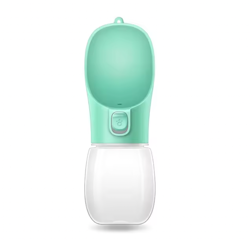 Portable Dog Water Bottle With One Touch Dispense & Lock