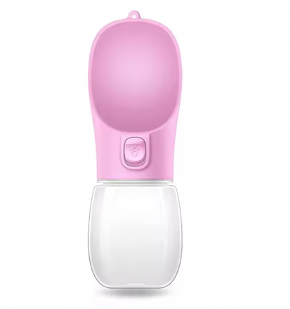 Portable Dog Water Bottle With One Touch Dispense & Lock