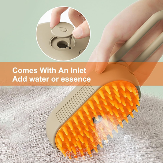 🎁 3 in 1 Dog Grooming Brush with Gentle Mist & Self Cleaning Function (100% off)