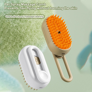 3 in 1 Dog Grooming Brush with Gentle Mist & Self Cleaning Function